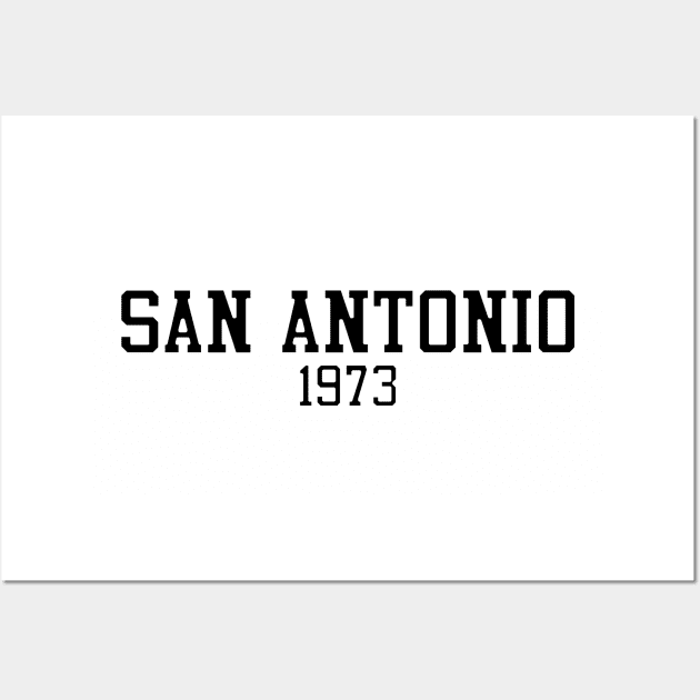 San Antonio 1973 Wall Art by GloopTrekker